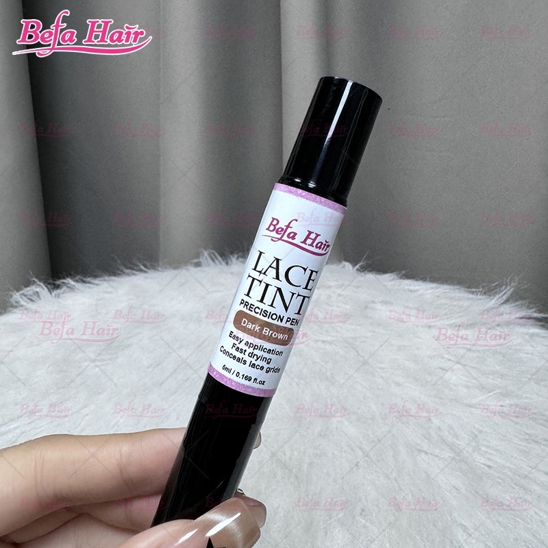 Private Label Lace Tint Pen Easy To Use Lace Tint Concealer With Brush 4 Colors Lace Wig Tint Pen