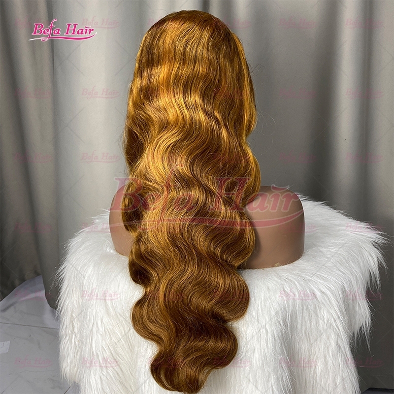 Highlight Piano Color Brown Blond Wig Mink Virgin Hair 4x4/ 5x5/ 13x4/ 13x6 Transparent Lace Body Wave Wig