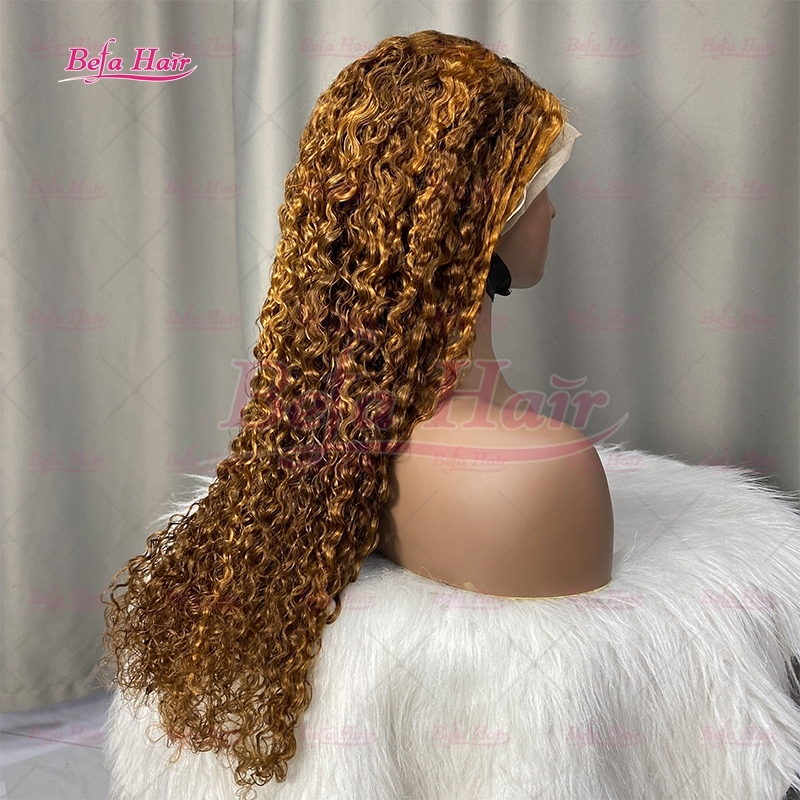 Highlight Piano Color Brown Blond Wig Pre Plucked Italian Curls Color Wigs 4x4/ 5x5/ 13x4/ 13x6 Transparent Lace Italian Curly Wig
