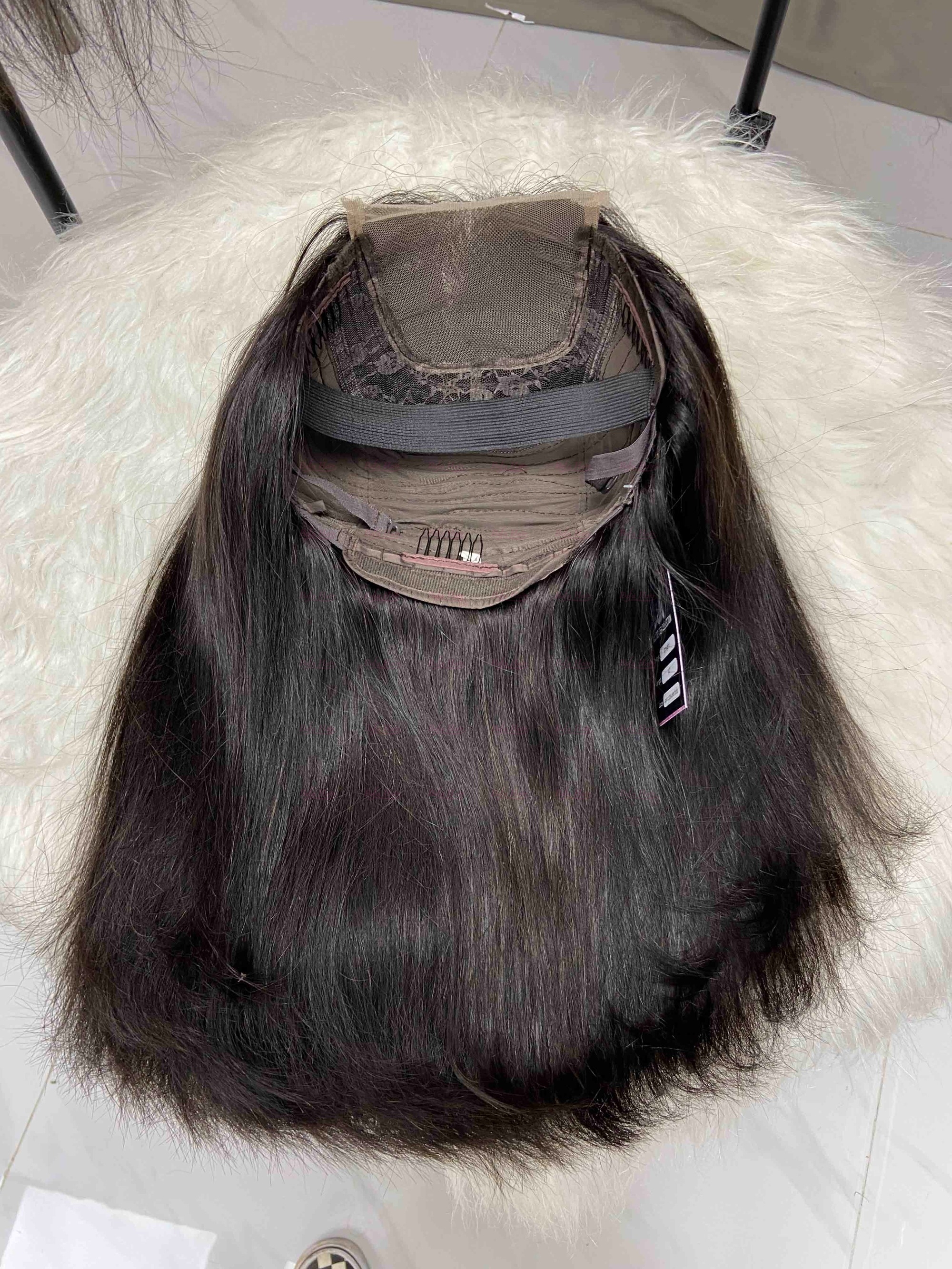 Natural Black 200% Density Bob Wig Human Hair Raw Hair Wig 2x6 4x4 5x5 13x4 13x6 360 Lace Bone Straight Bob Wigs