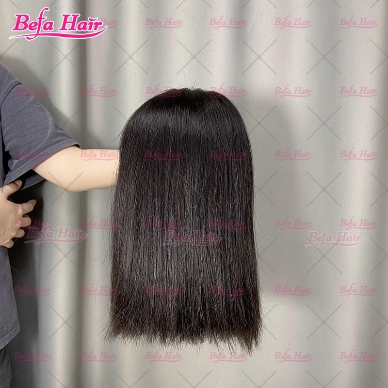 Natural Black 200% Density Bob Wig Human Hair Raw Hair Wig 2x6 4x4 5x5 13x4 13x6 360 Lace Bone Straight Bob Wigs