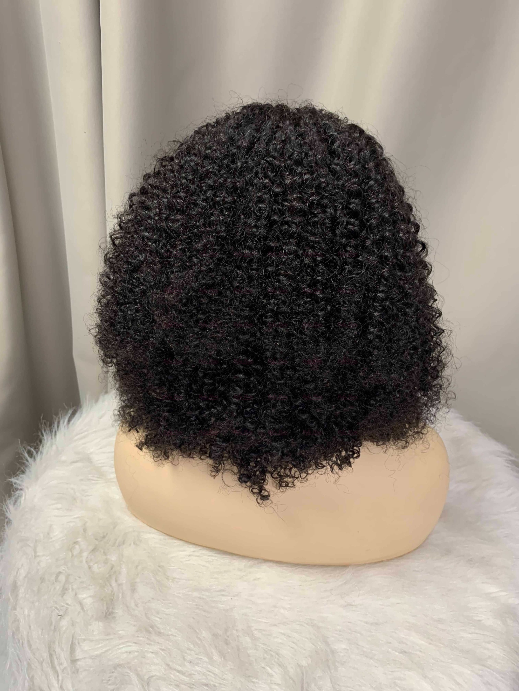 Natural Black 200% Density Human Hair Bob Wig Afro Kinky Curly Wig 2x6 4x4 5x5 13x4 13x6 360 Lace Kinky Curly Wig