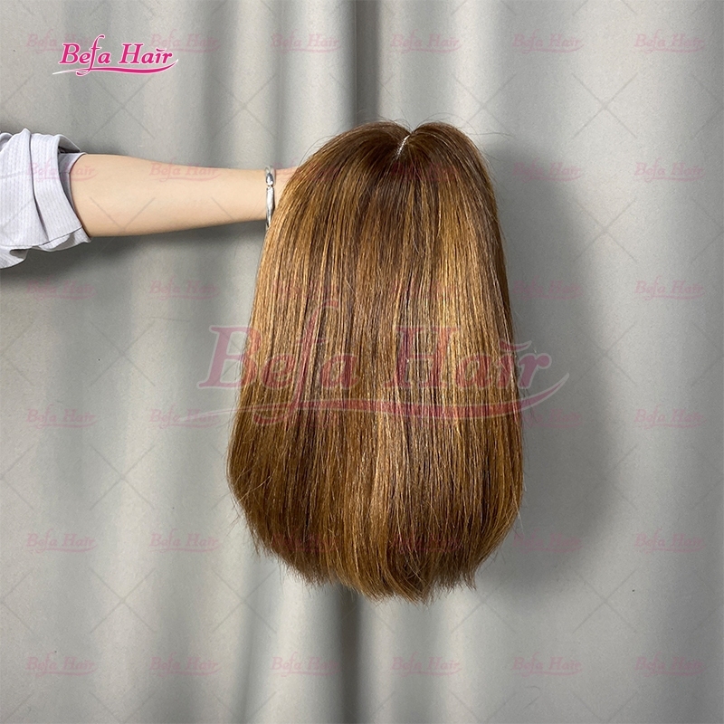 Wholesale P4/27 Highlight Color Vietnamese Bob Piano Color Wig 4x4 5x5 13x4 13x6 HD/ Transparent Lace Two Color Wigs Human Hair Bob Wig