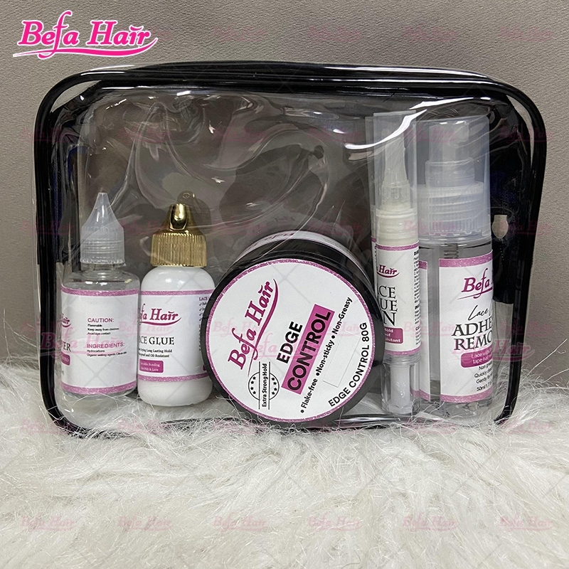 Wholesale Large Sizes Transparent Pvc Bag Wig kit Packaging Toiletry Bag Travel Waterproof Bag