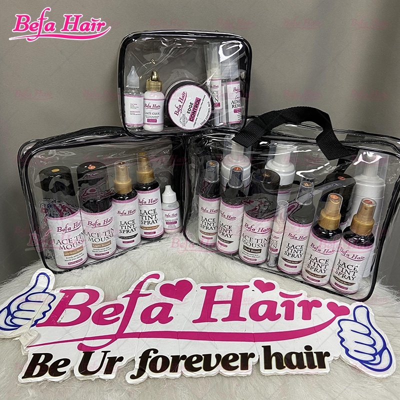 Wholesale Large Sizes Transparent Pvc Bag Wig kit Packaging Toiletry Bag Travel Waterproof Bag