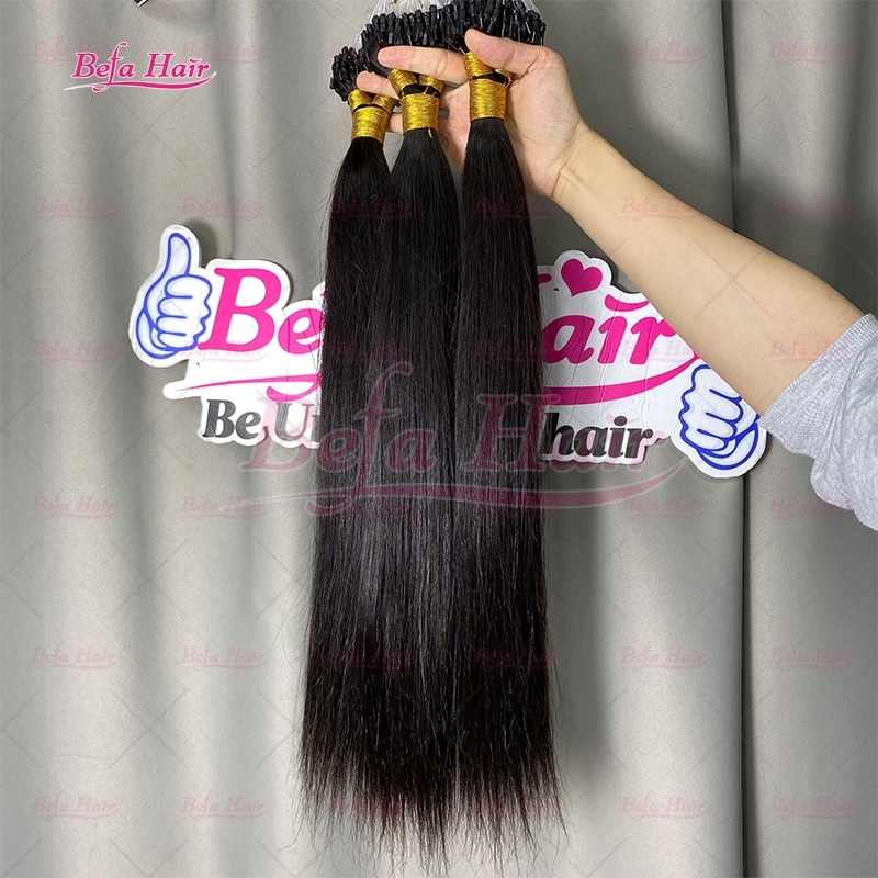 Wholesale Straight Brazilian Hair 16"-30"inch Micro Loop Human Hair Extensions Straight Hair Microlink Hair Extensions Virgin Hair Vendor