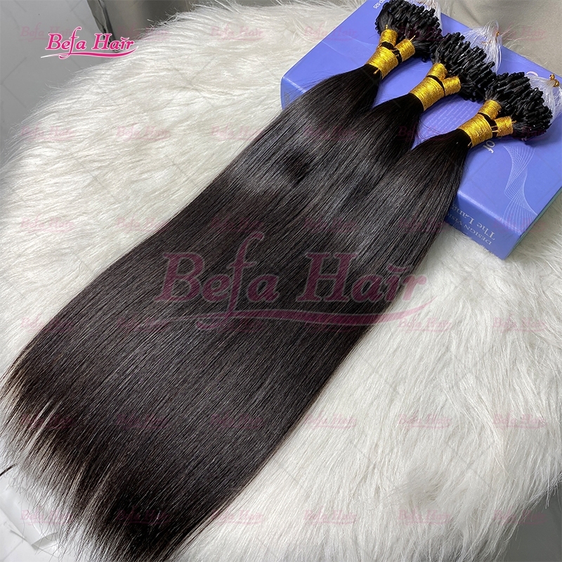Wholesale Straight Brazilian Hair 16"-30"inch Micro Loop Human Hair Extensions Straight Hair Microlink Hair Extensions Virgin Hair Vendor