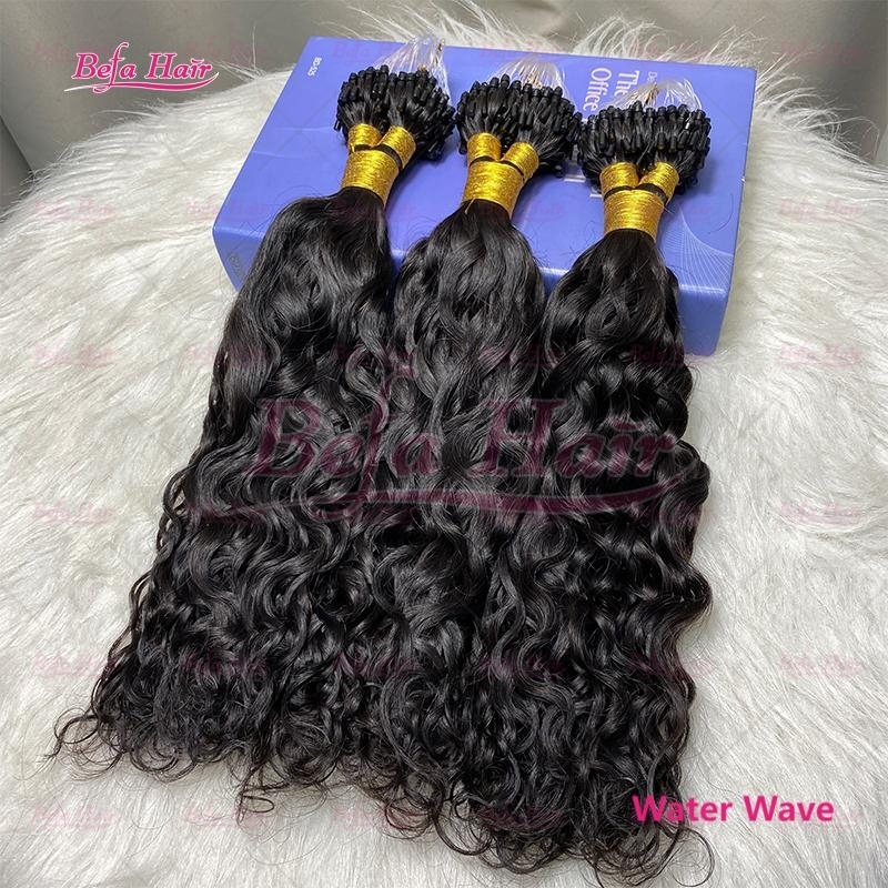 Wholesale Cuticle Aligne Hair 16"-30"inch Micro Loop Human Hair Extensions (BW/ DC/ WW/ IC/ MW/ LW/ KC/ KS) Curly Microlink Hair Extensions