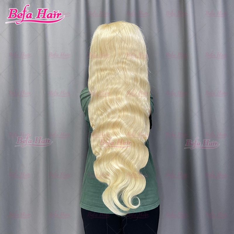 Wholesale High Density Blonde Human Hair HD/Transparent 4x4/ 5x5/ 13x4/ 13x6 Lace Body Wave Honey Blonde Wig 613 Human Hair Wig