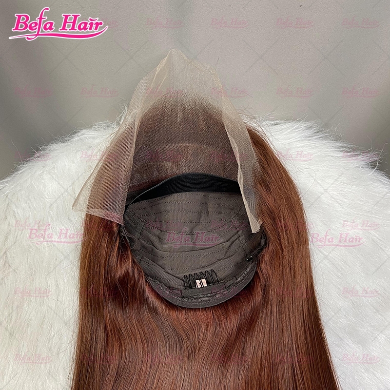Brown Color Wig Cuticle Aligned Virgin Hair 4x4/ 5x5/ 13x4/ 13x6 Transparent Lace Wig Straight Human Hair Wig Colored Wigs