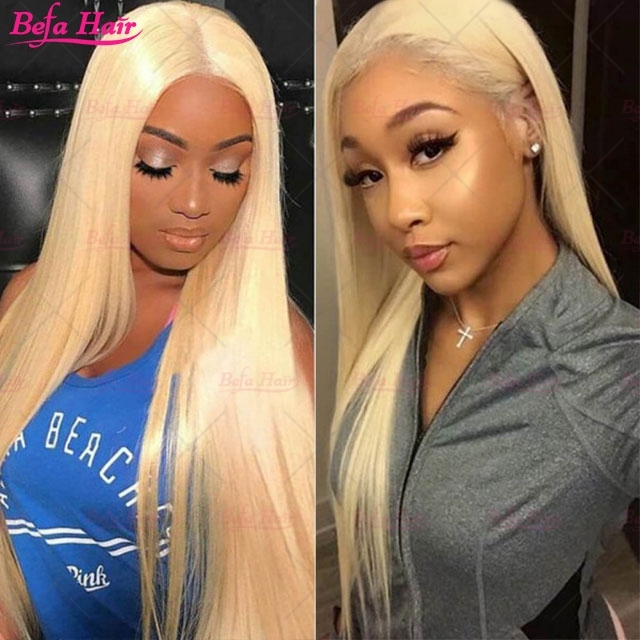 Wholesale High Density Honey Blonde Wig HD/Transparent 4x4/ 5x5/ 13x4/ 13x6 Lace Straight Wig 613 Human Hair Wig