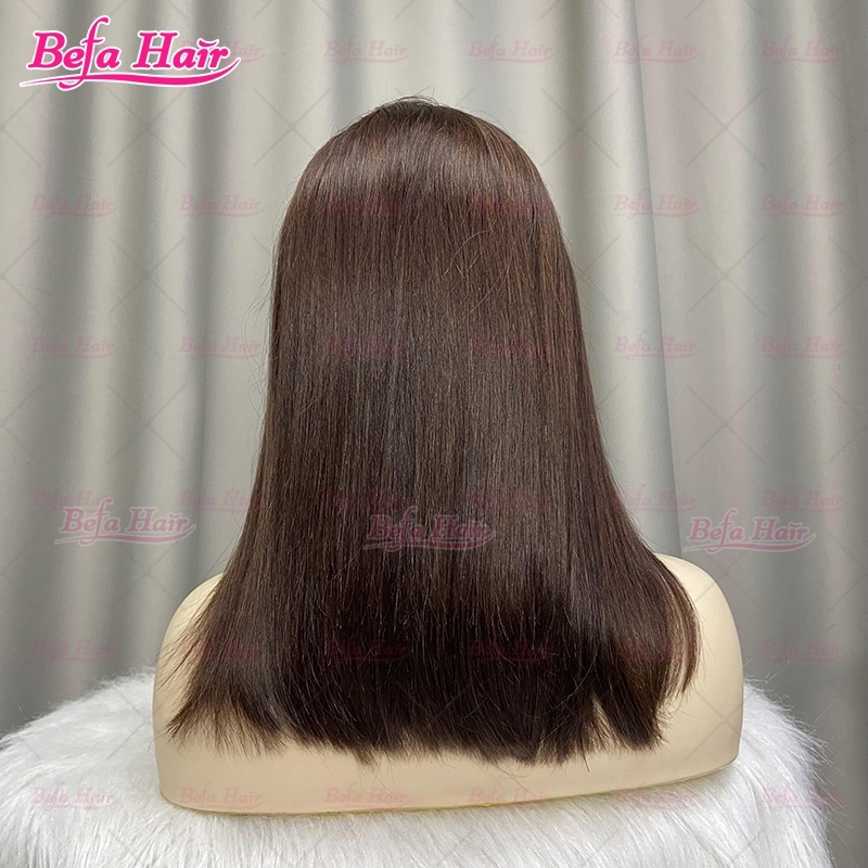 #2 Brown Color Wig Straight Human Hair Wig 4x4/ 5x5/ 13x4/ 13x6/ 360 HD Transparent Lace Chocolate Brown Human Hair Wigs