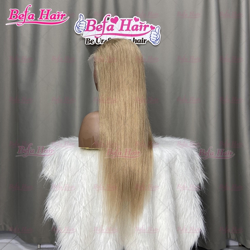 #18 Color Light Color Wig Straight Human Hair Wig 4x4/ 5x5/ 13x4/ 13x6/ 360 Transparent Lace Human Hair Color Wigs