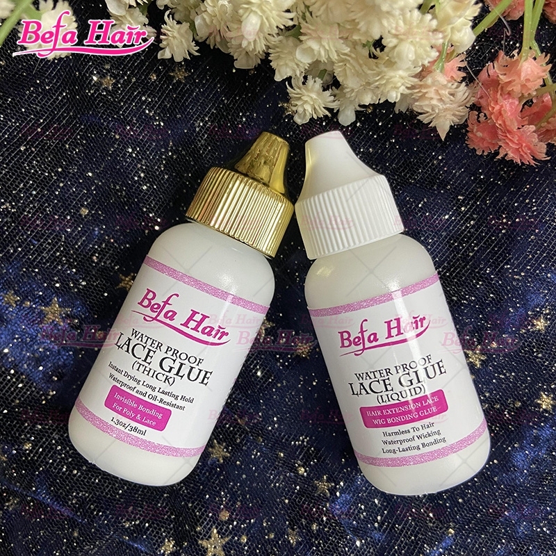 Customized Private Label Waterproof Lace Adhesive Extreme Strong Hold Wig Hair Lace Glue Liquid