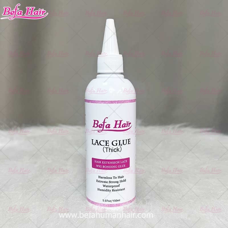 Hot Selling Waterproof Extreme Hold Invisible Lace Wig Glue Private Label 150ml Big Size Lace Adhesive Glue