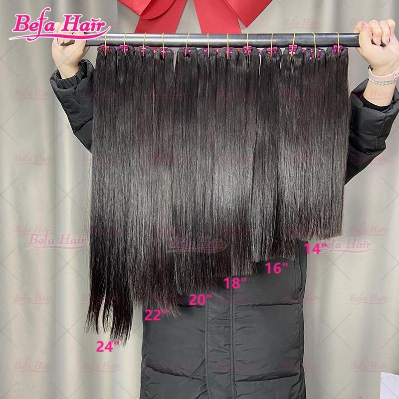 Wholesale Double Drawn 2pcs/3 Bundles/4 Bundles Vietnam Bone Straight Bundles