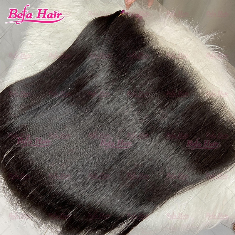 Wholesale Vietnam Bone Straight Hair 5x5/13x4 Transparent Lace Closure/ Frontal