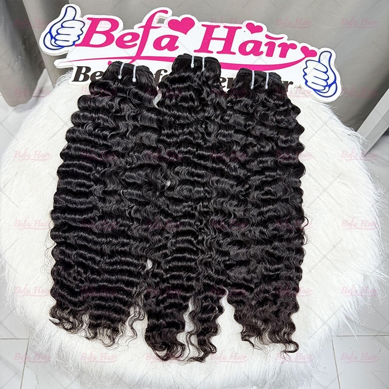 Wholesale Burmese Curly 1Bundles 12-30 Inches Natural Human Hair Weave