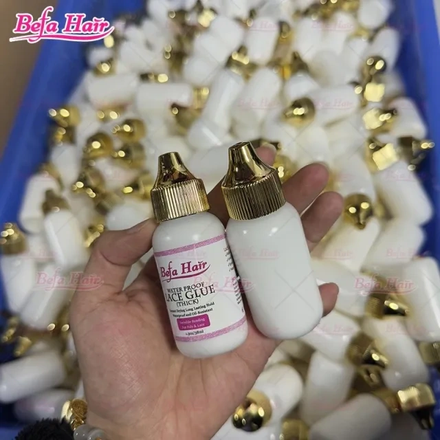 Gluepro Customized Private Label Waterproof Lace Adhesive Extreme Strong Hold Wig Hair Thick Lace Glue Lace Bonding
