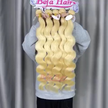 Wholesale Befa Hair 613# Straight/Body Wave 2pcs/3Bundles/4Bundles 10-30 Inches Virgin Human Hair Weave