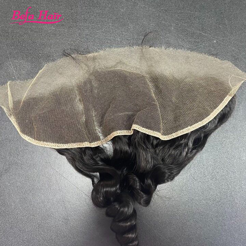 Wholesale Loose Wave 100% human hair 13*4 Ear to Ear Lace Frontal Closure,can do dropshipping