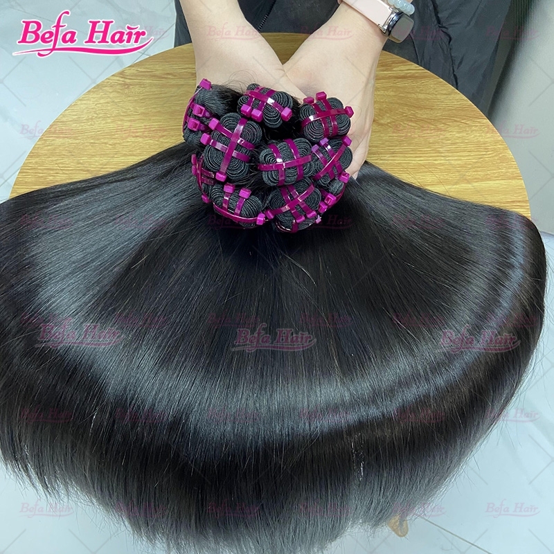 Befa Hair Wholesale Double Drawn 1pc/2pcs/3 Bundles/4 Bundles Vietnam Bone Straight Bundles