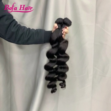 Befa Hair Wholesale Loose Wave Wefts 10 Bundles 12-30 Inches Natural Human Hair Weave