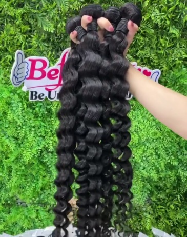 Befa Hair Wholesale More Wave Wefts 1pc/2pcs/3Bundles/4Bundles 12-34 Inches Natural Human Hair Weave