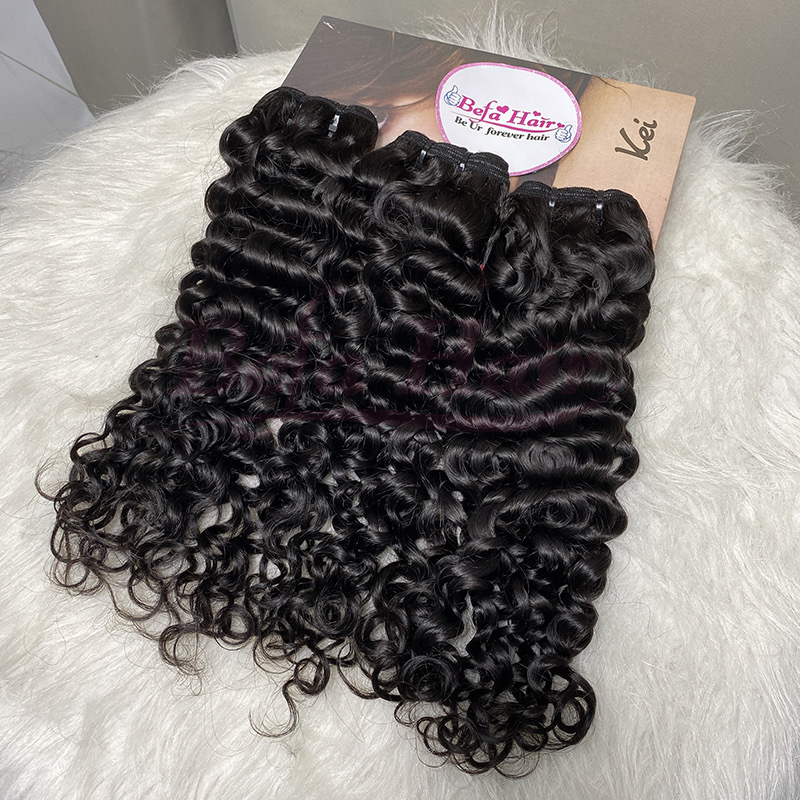 Wholesale Italian Curly 2pcs/3Bundles/4Bundles 12-30 Inches Natural Human Hair Weave