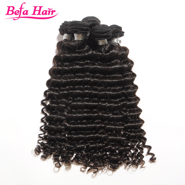 Befa Hair Wholesale More Wave Wefts 1pc/2pcs/3Bundles/4Bundles 12-34 Inches Natural Human Hair Weave