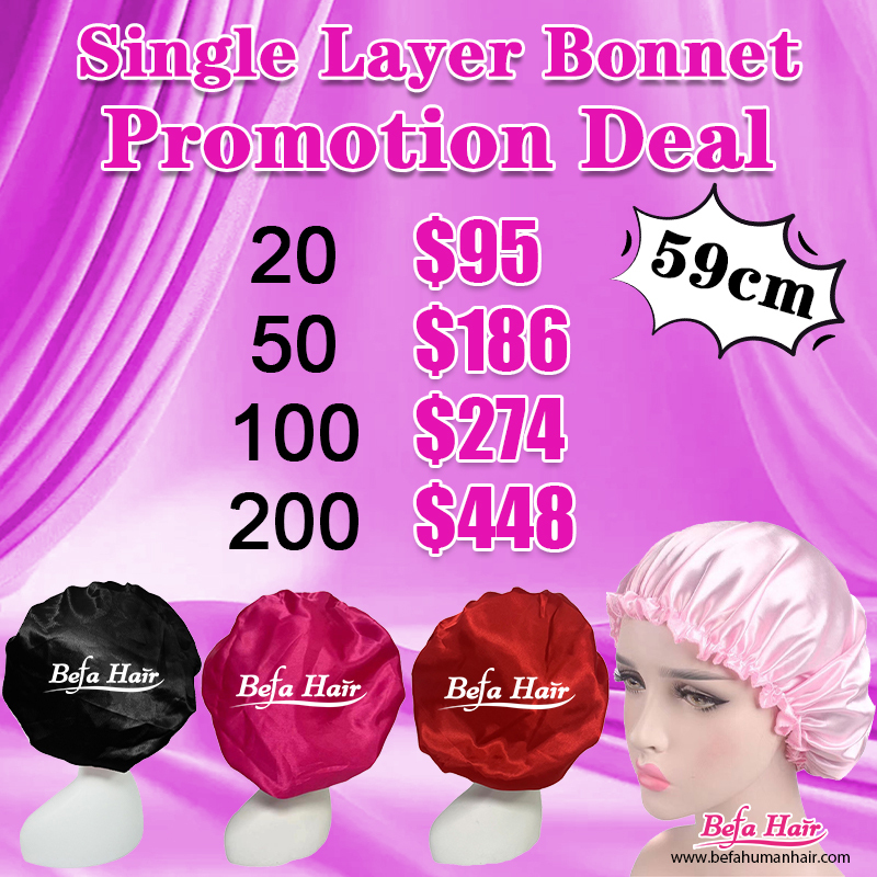 Wholesale Single Layer Bonnet 59cm Promotion Deal