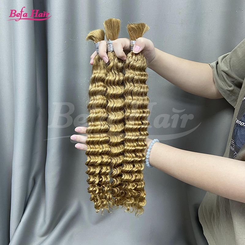 Befa Hair Color Hair Human Bulk Hair for Braiding Brazilian Bundles Vendors No Weft Braiding Hair in Bulk