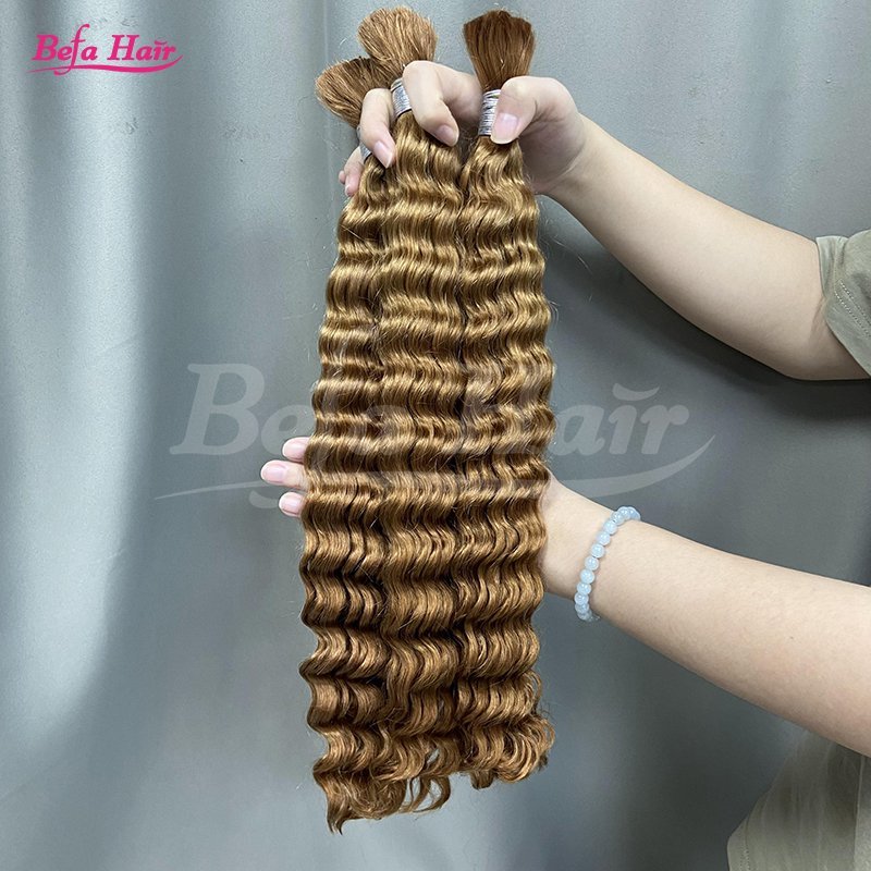 Befa Hair Color Hair Human Bulk Hair for Braiding Brazilian Bundles Vendors No Weft Braiding Hair in Bulk
