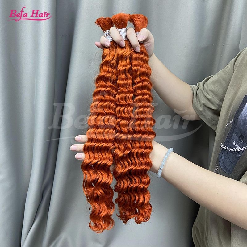Befa Hair Color Hair Human Bulk Hair for Braiding Brazilian Bundles Vendors No Weft Braiding Hair in Bulk