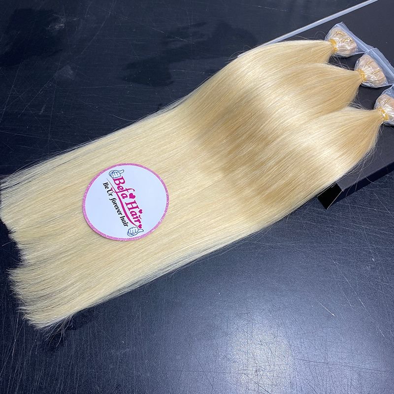 Befa Hair Wholesale  613# Blonde Hair Tape Ins 14inch to 26inch Straight human hair Extensions
