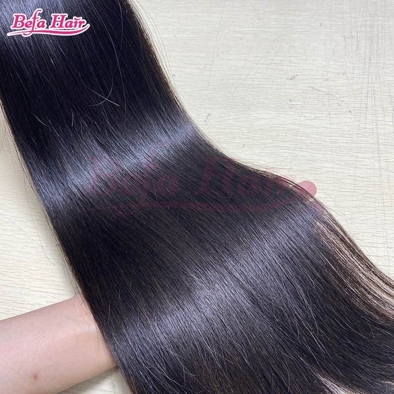 Befa Hair Wholesale Raw Hair Tape Ins 12-30inch Straight human hair Extensions