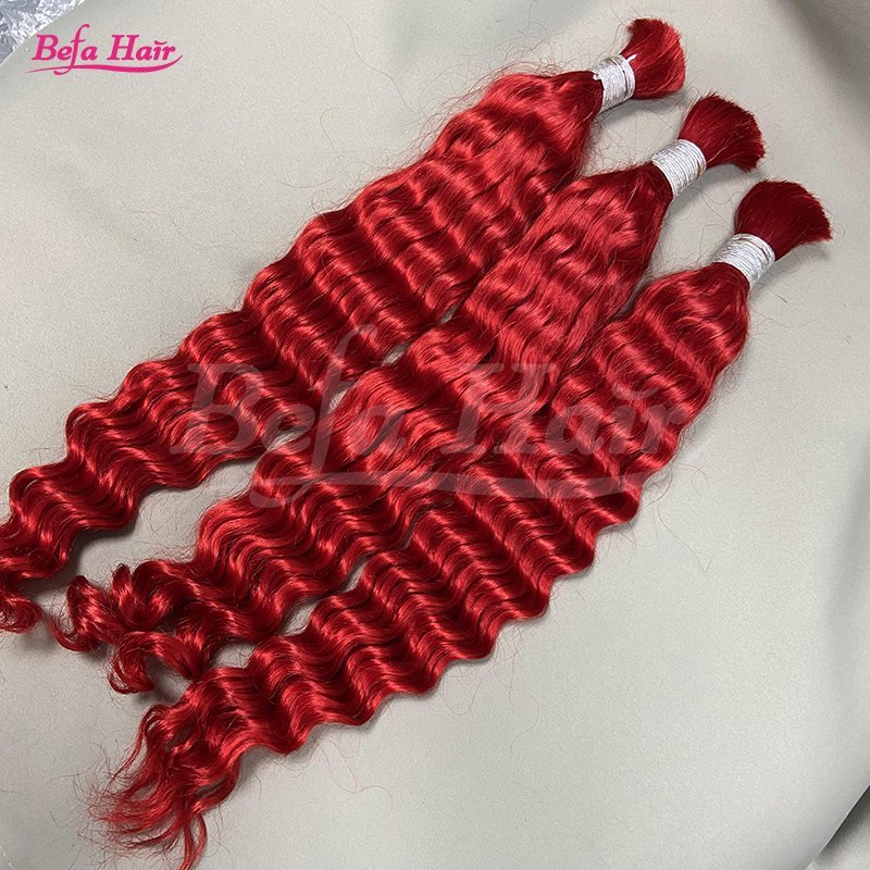 Befa Hair Color Hair Human Bulk Hair for Braiding Brazilian Bundles Vendors No Weft Braiding Hair in Bulk