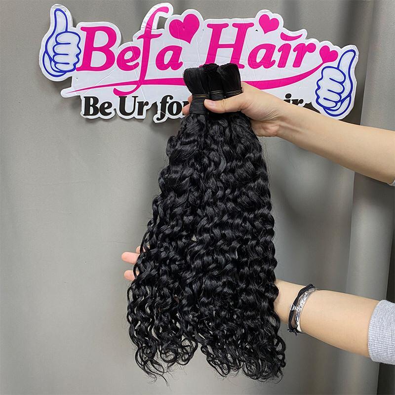 Befa Hair Human Bulk Hair for Braiding Brazilian Bundles Vendors No Weft Braiding Hair in Bulk