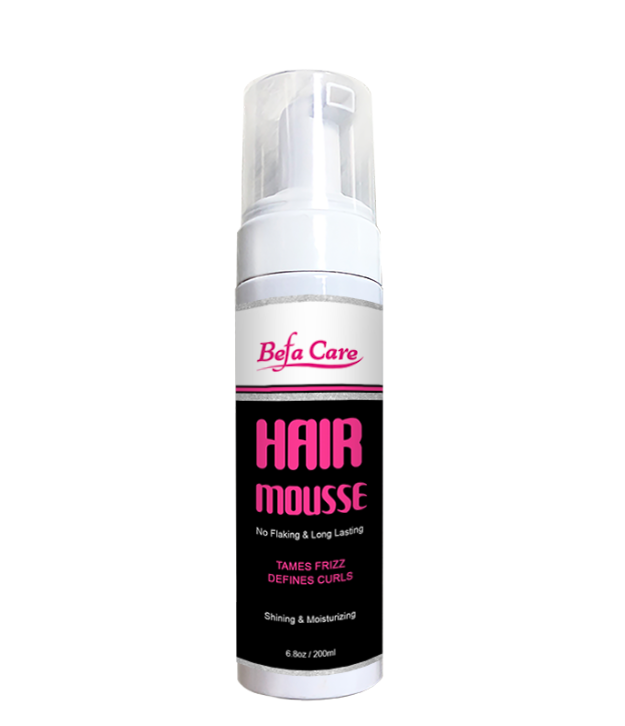 Befa Care Hair Mousse Styling Foam Curl Defining Flexibility Curling Hair Mousse Free Private Label