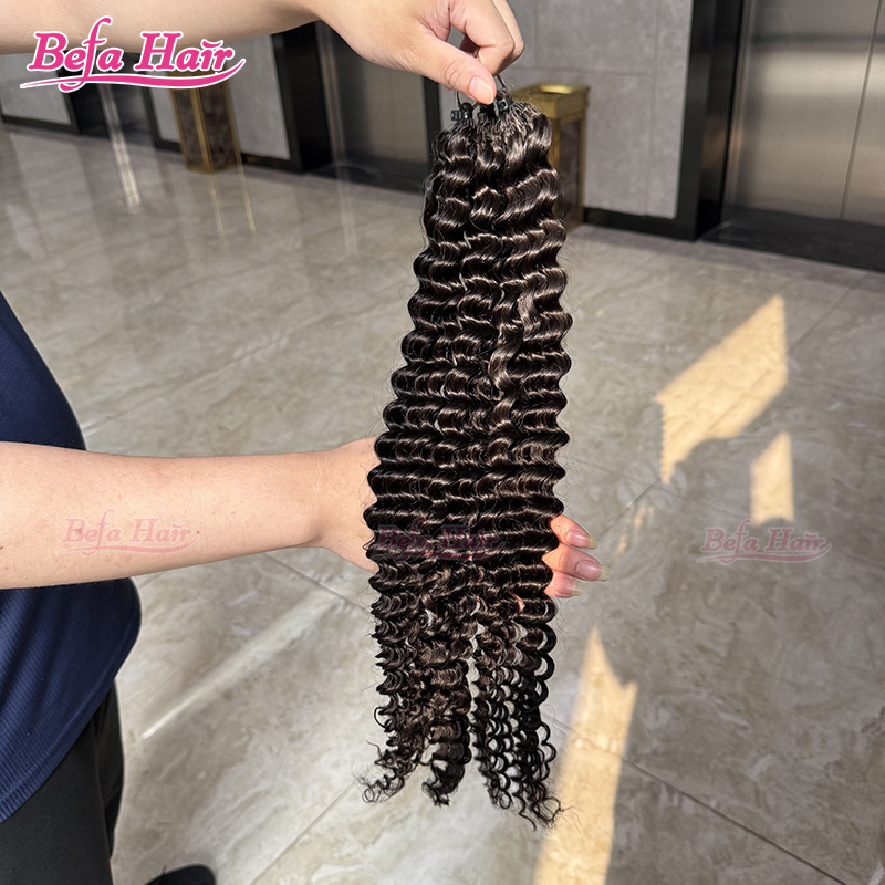 Befa Hair Wholesale Cuticle Aligne Hair Crochet Extensions Miracle Wefts Human Hair Extensions Natural Black