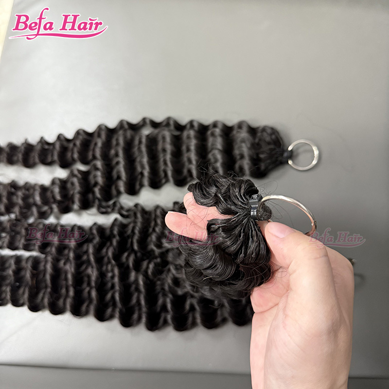 Befa Hair Wholesale Cuticle Aligne Hair Crochet Extensions Miracle Wefts Human Hair Extensions Natural Black