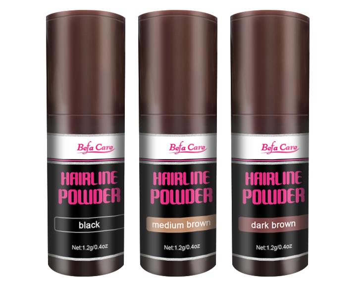 Befa Care Hairline Powder Stick 3 Colors Hairline Powder Instantly Conceals Hair Loss Root Cover Up Hair Powder Free Private Label Free Shipping