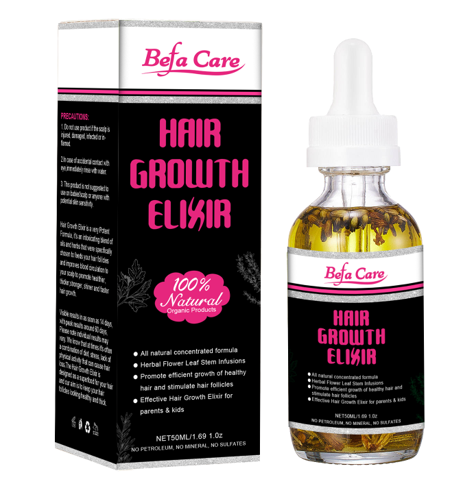 100% Organic Herbal Hair Growth Elixir Private Label Rosemary Oil Hair Treatment Growth Oil
