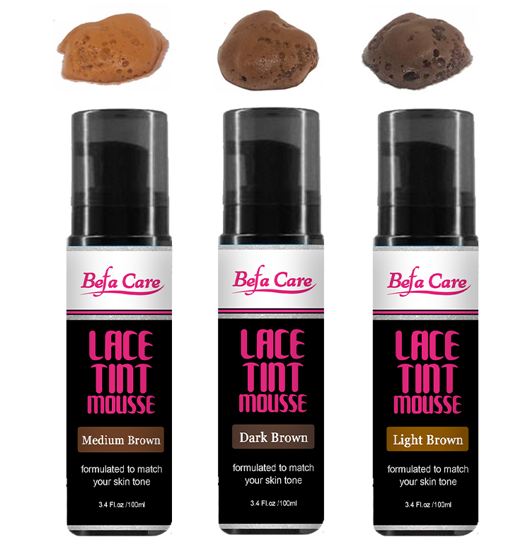 Befa Care Wholesale Skin Tone Lace Tint Mousse Lace Tint Foam Free Shipping Free Logo
