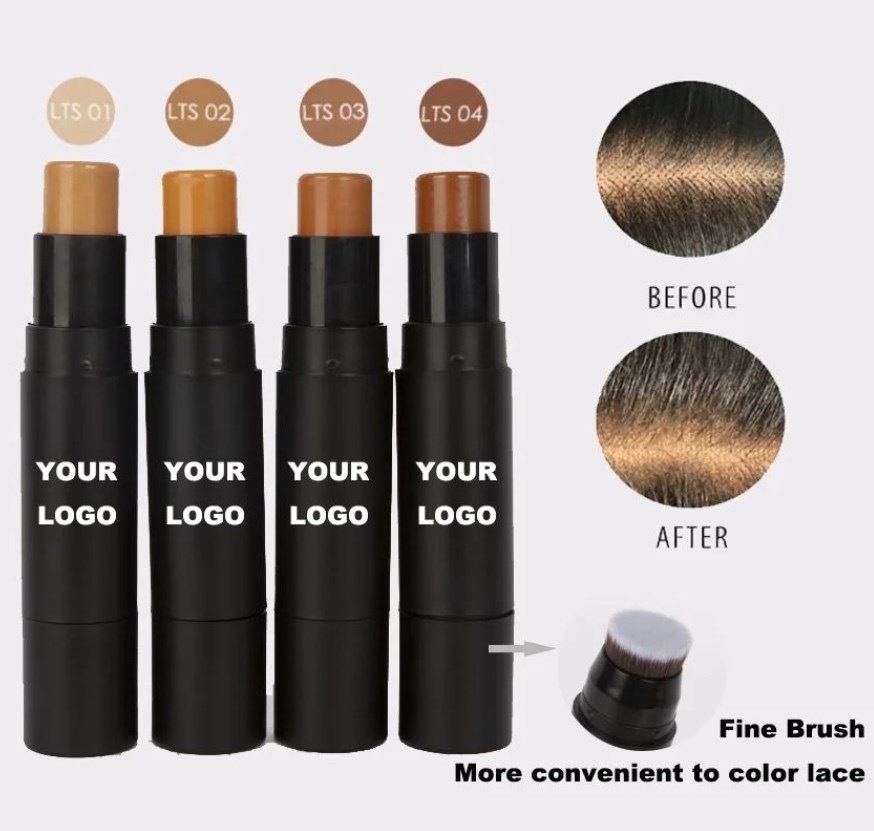 Befa Care Private Label Wig Knots Healer 4 Colors Lace Tint Stick Wig Concealer Lace Front Wig Knot Eraser