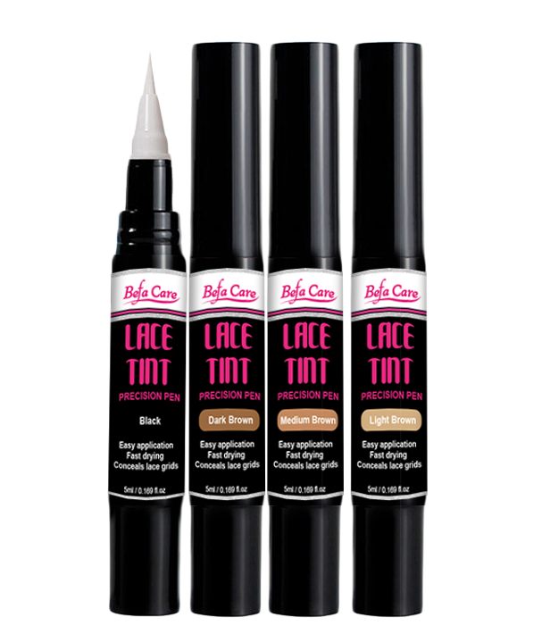 Befa Care Private Label Lace Tint Pen Easy To Use Lace Tint Concealer With Brush 4 Colors Lace Wig Tint Pen