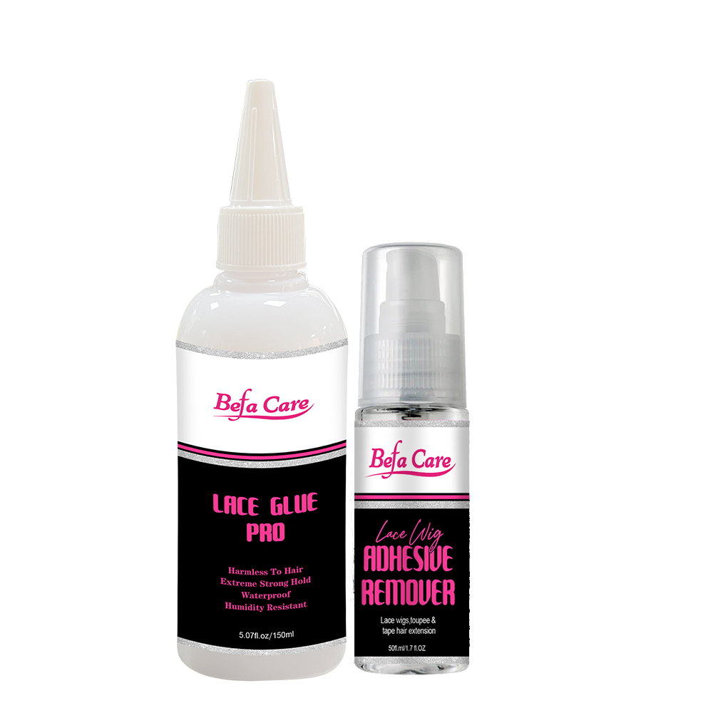 Befa Care Gluepro 150ml Water Proof Lace Glue(Thick) + 50ml Glue Remover Spray Free Logo Free Shipping