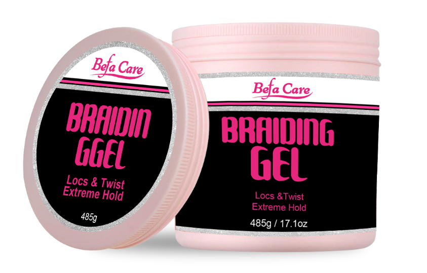 Befa Care Braiding Loc Gel Shining Hair Gel Custom Braiding Gel Extreme Hold Free Logo Free Shipping