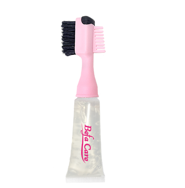 Befa Care Wholesale 10ml +20ml Edge Brush With Refill Gel 3 In 1 Edge Control Gel Baby Hair Control Gel Free Logo Free Shipping