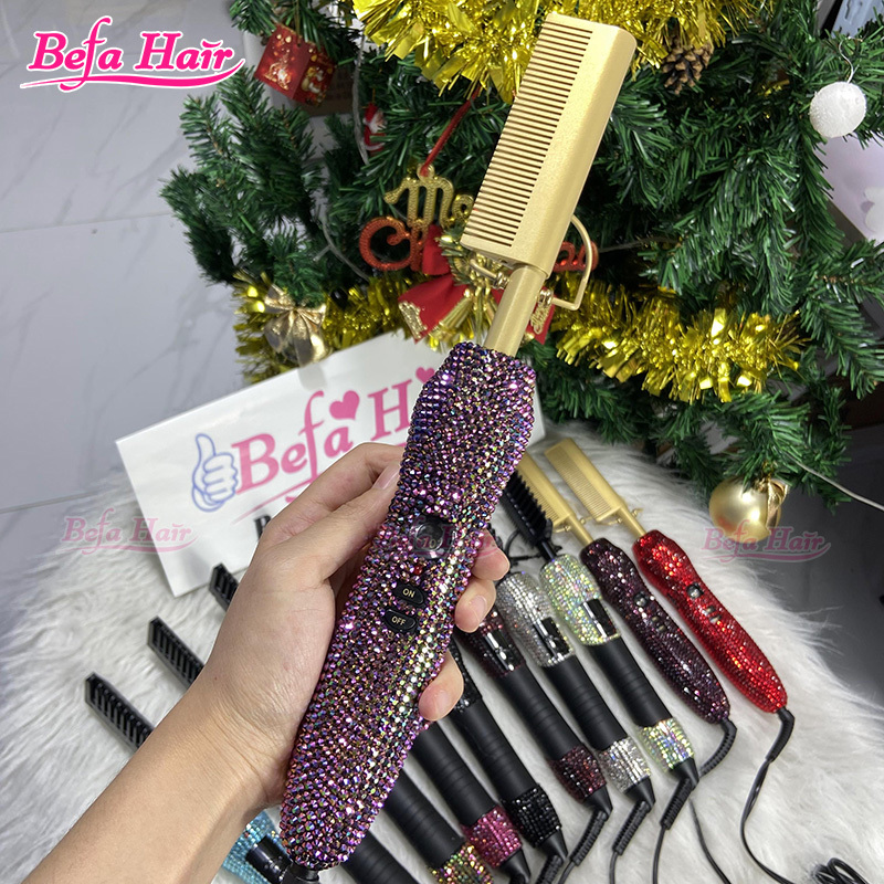 Befa Hair Wholesale Digital diamond 450F hot comb Free Logo Free Shipping